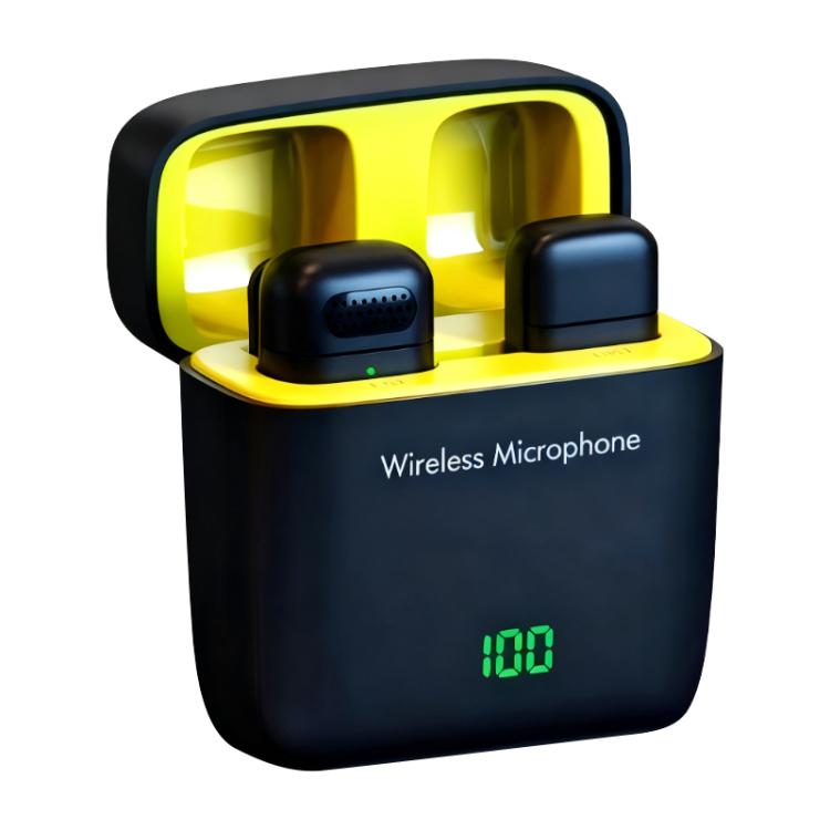 Micrófono inalámbrico de solapa K6 Mini para grabación de audio en directo, 1 Mic + Type-C Plug, 1 Mic + 8 Pin Plug, Type-C Plug, 8 Pin Plug