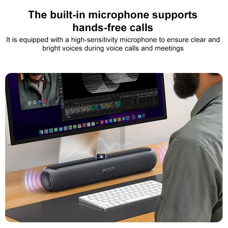 Altavoz inalámbrico Bluetooth de escritorio Yesido YSW42 de 20 W, YSW42