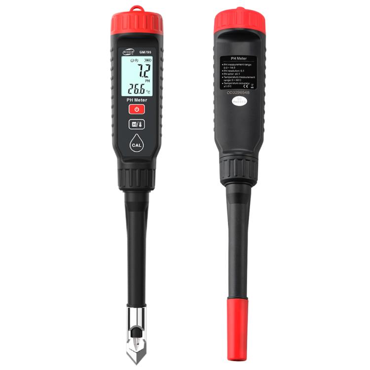 Medidor de pH portátil para suelos BENETECH GM795, GM795
