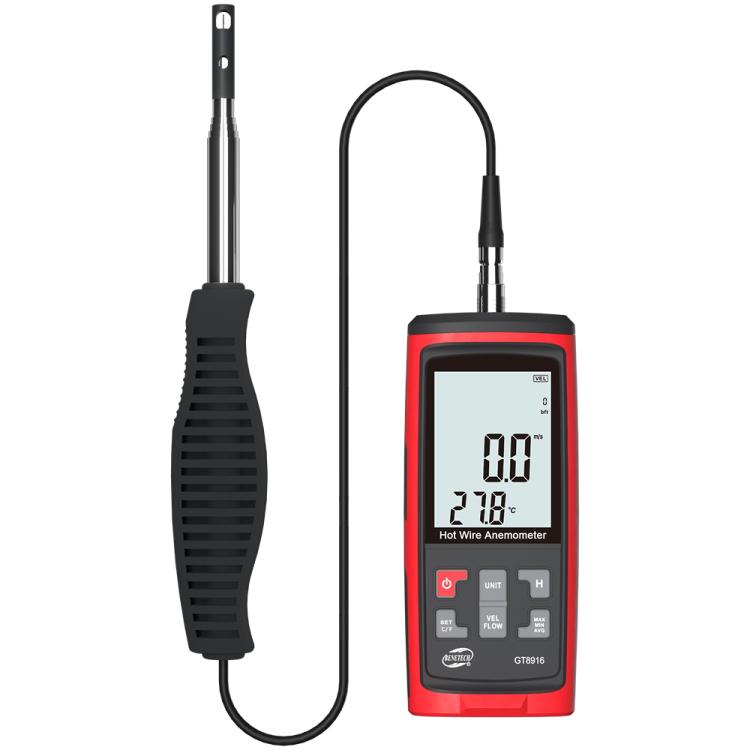 Anemómetro térmico portátil BENETECH GT8916, GT8916