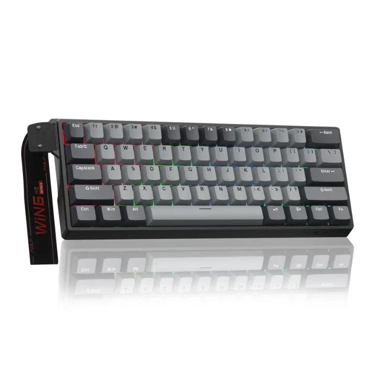 Teclado con cable RGB AULA WIN60HE Pro Edition de 60 teclas