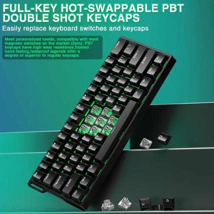 Teclado con cable RGB AULA WIN60HE Edición Estándar de 60 teclas