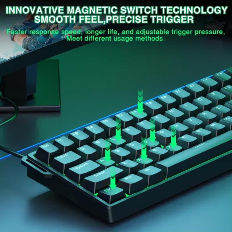 Teclado con cable RGB AULA WIN60HE Edición Estándar de 60 teclas