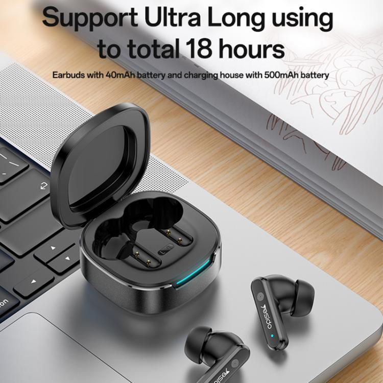 Auriculares inalámbricos Bluetooth Yesido TWS37 con cancelación activa de ruido (ANC/ENC)., TWS37