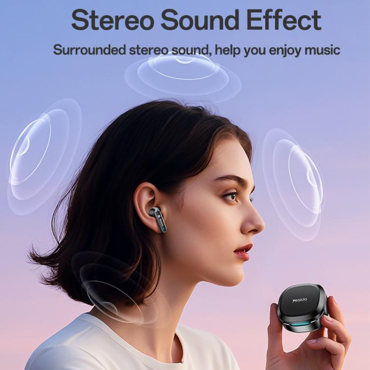 Auriculares inalámbricos Bluetooth Yesido TWS37 con cancelación activa de ruido (ANC/ENC)., TWS37