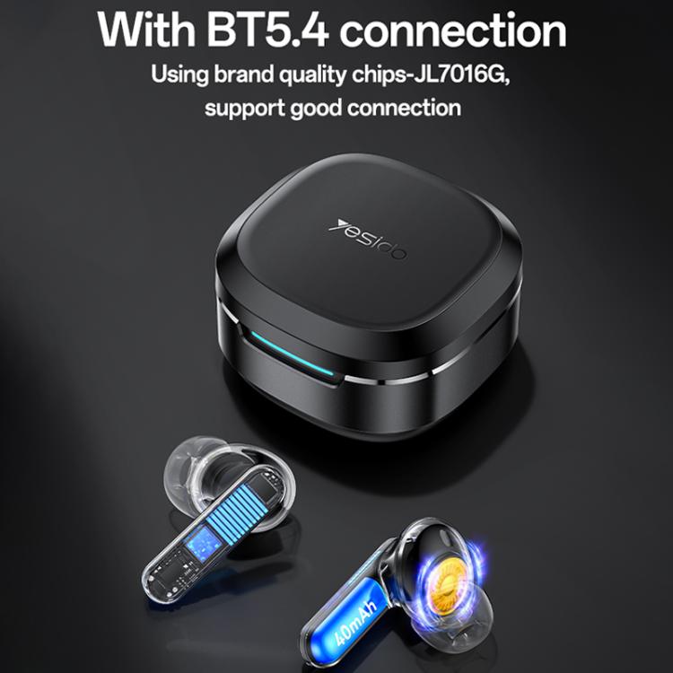 Auriculares inalámbricos Bluetooth Yesido TWS37 con cancelación activa de ruido (ANC/ENC)., TWS37