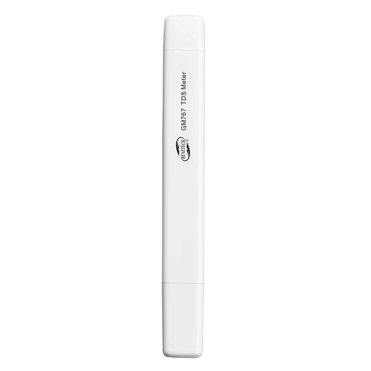 Medidor portátil de TDS BENETECH GM767 tipo bolígrafo para analizar la calidad del agua.