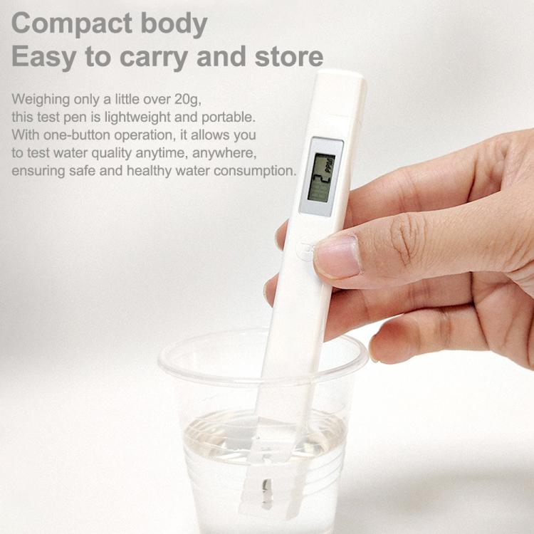 Medidor portátil de TDS BENETECH GM767 tipo bolígrafo para analizar la calidad del agua.