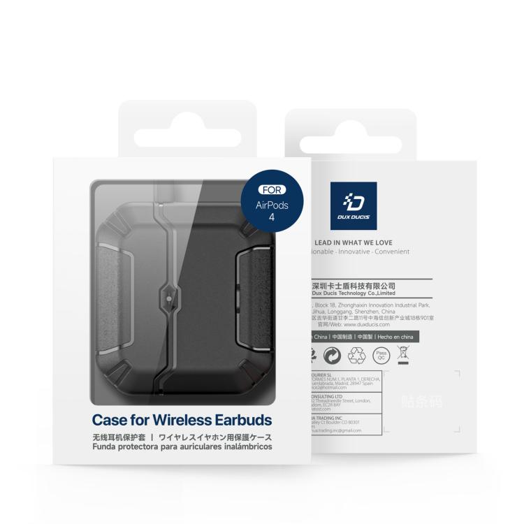 Estuche antideslizante y a prueba de golpes para auriculares DUX DUCIS PECS Series con diseño de cola de cangrejo, For AirPods 4, For AirPods Pro 3, For AirPods Pro 2