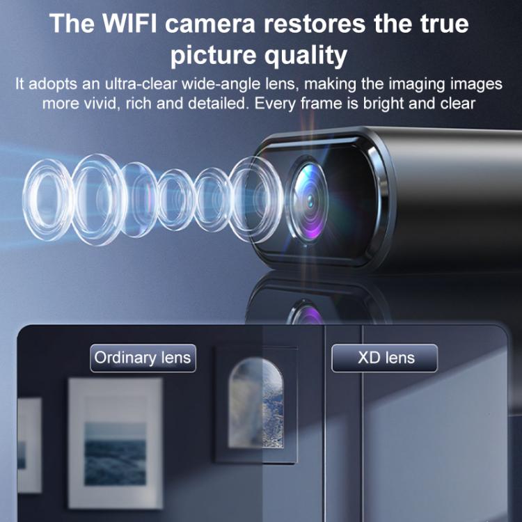 Mini cámara WiFi inteligente X7 HD con visión nocturna infrarroja y monitor de detección de movimiento, X7