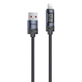Cable de datos y carga USB a pantalla OLED de 8 pines Yesido CA138L de 12 W y 2,4 A, USB to 8 Pin