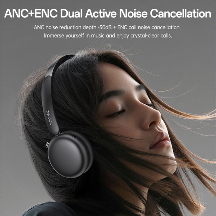 Auriculares inalámbricos supraaurales Yesido EP13 con reducción de ruido de modo dual, EP13