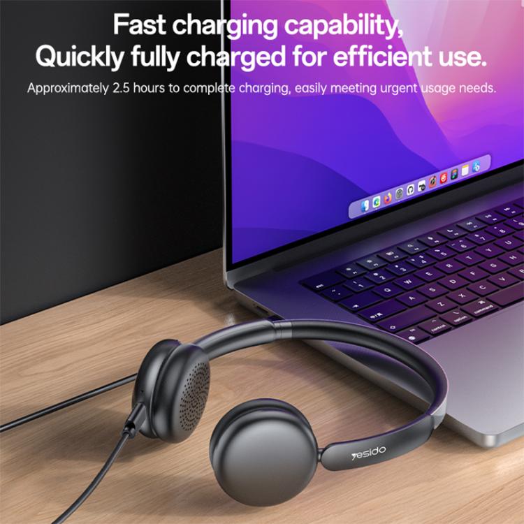 Auriculares inalámbricos supraaurales Yesido EP13 con reducción de ruido de modo dual, EP13