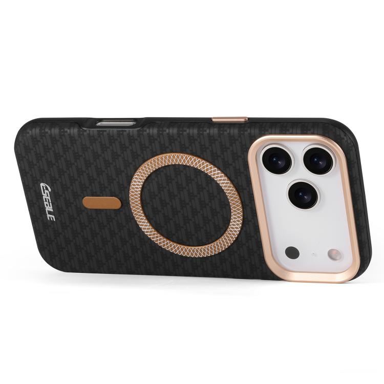 Funda magnética para teléfono ESEBLE L3 con lente metálica y escudo triangular, For iPhone 17 Pro Max, For iPhone 17 Pro