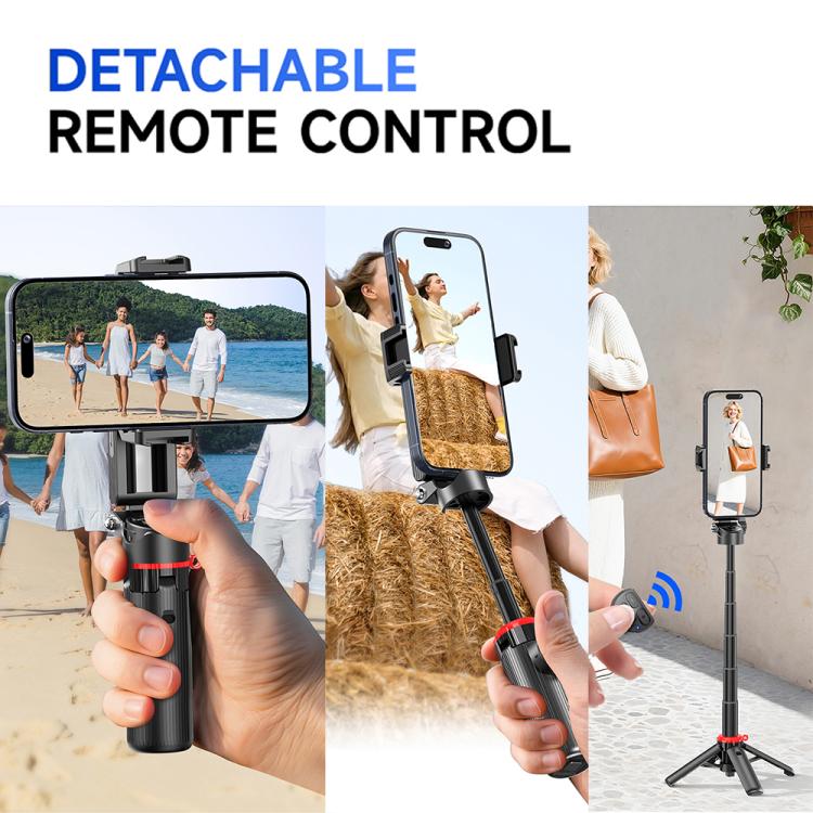 F07 Mini palo selfie cuadrúpedo inalámbrico portátil de 410 mm con control remoto F07 de 410 mm, No Fill Light, with 1pc D9 Fill Light, with 2pcs D9 Fill Lights