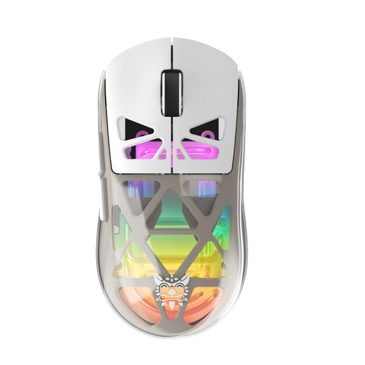 Ratón inalámbrico ONIKUMA CW930 de 2,4 GHz + Bluetooth + RGB con cable y tres modos de iluminación, CW930
