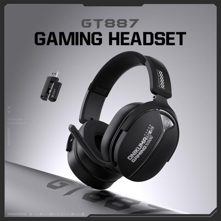 Auriculares para juegos ONIKUMA GT887 con Bluetooth 2.4G de cuatro modos (con cable/inalámbricos), GT887