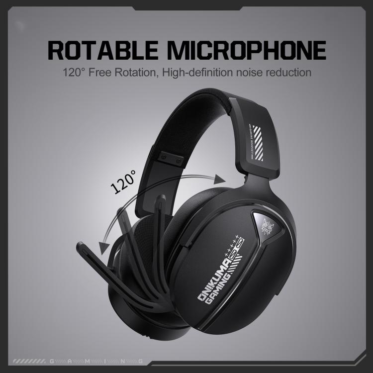Auriculares para juegos ONIKUMA GT887 con Bluetooth 2.4G de cuatro modos (con cable/inalámbricos), GT887