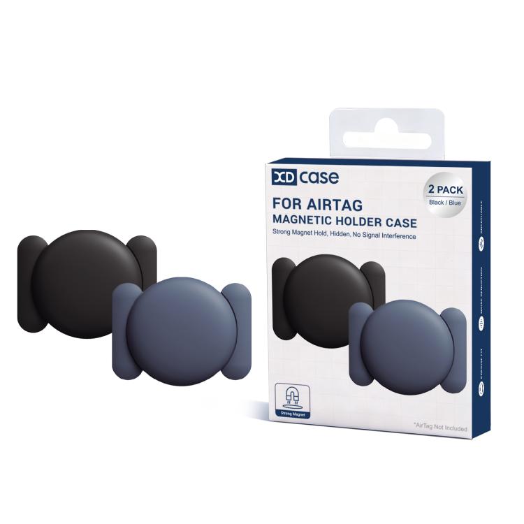 Paquete de 2 fundas protectoras magnéticas de silicona antipérdida de XDcase, Magnetic Case Kit