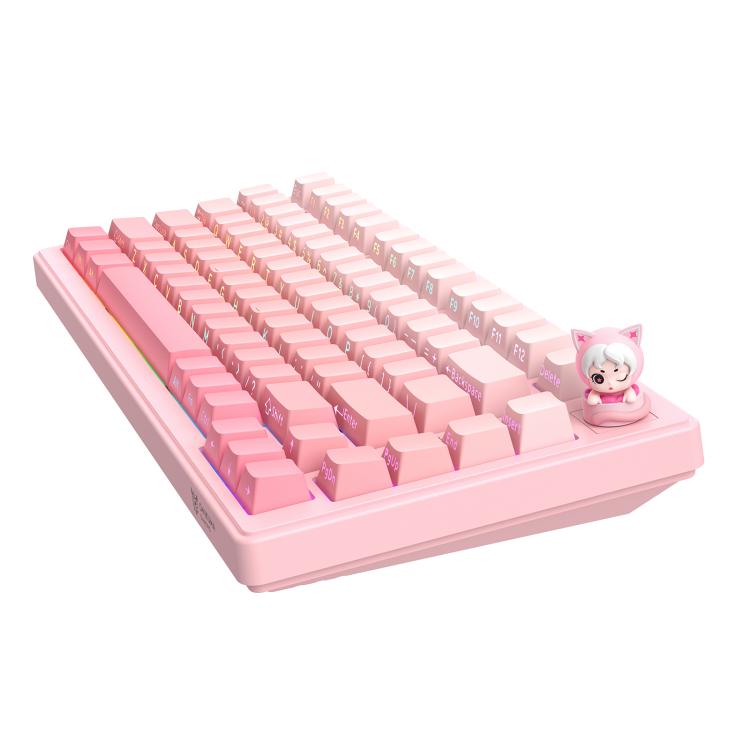 Teclado mecánico para juegos ONIKUMA MT707 de 82 teclas con RGB y tres modos