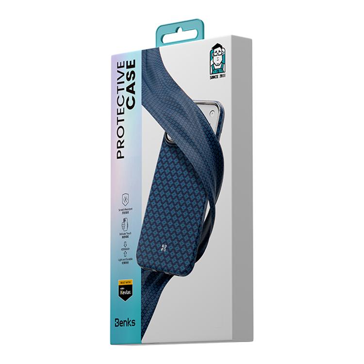 Funda magnética antigolpes Benks Y3 de Kevlar con diseño de diamante, For iPhone 17 Pro Max, For iPhone 17 Pro