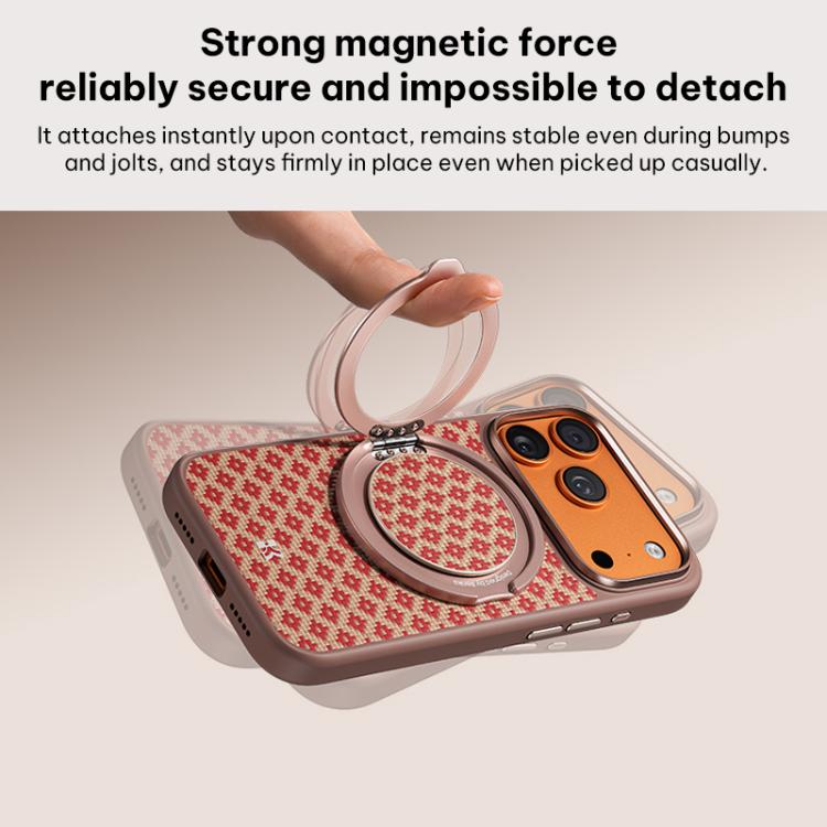 Funda magnética antigolpes Benks Y3 de Kevlar con diseño de diamante, For iPhone 17 Pro Max, For iPhone 17 Pro