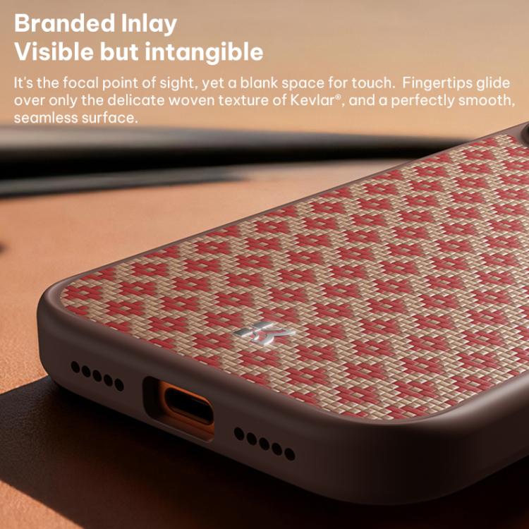 Funda magnética antigolpes Benks Y3 de Kevlar con diseño de diamante, For iPhone 17 Pro Max, For iPhone 17 Pro