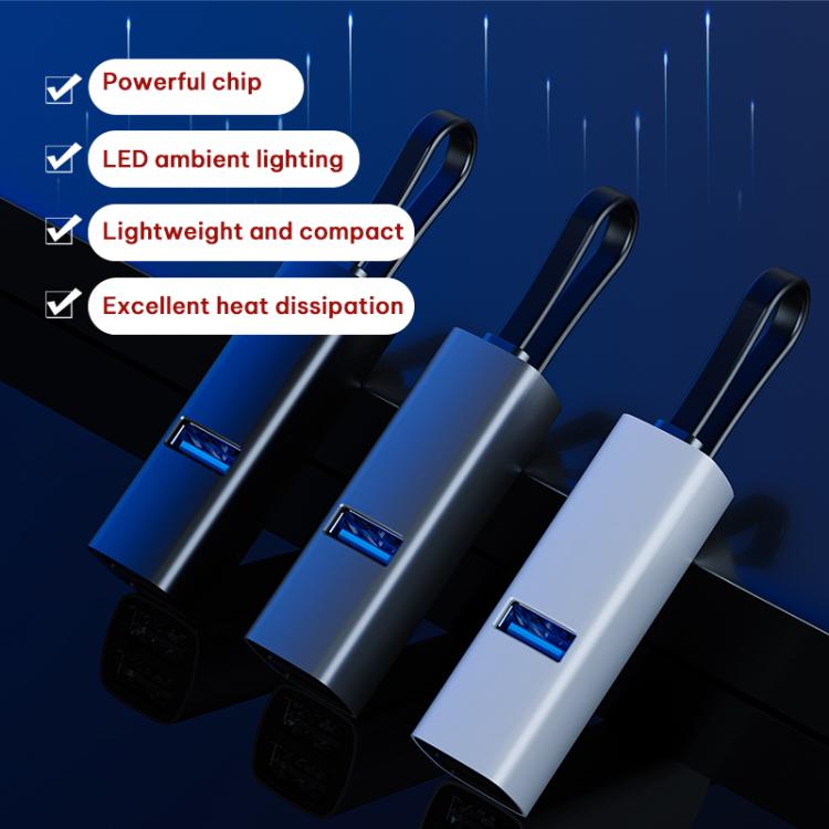 Adaptador HUB para estación de acoplamiento multifuncional portátil, USB to USB3.0 and Dual USB2.0, Type-C to USB3.0 and Dual USB2.0, USB to USB3.0, Dual USB2.0, SD, TF Card, Type-C to USB3.0, Dual USB2.0, SD, TF Card