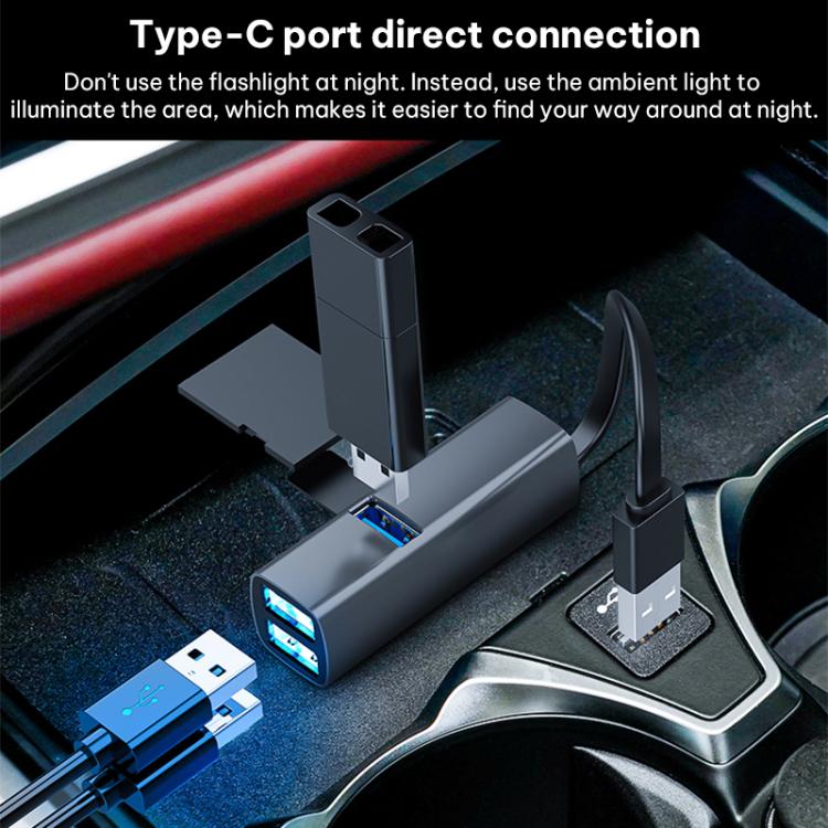 Adaptador HUB para estación de acoplamiento multifuncional portátil, USB to USB3.0 and Dual USB2.0, Type-C to USB3.0 and Dual USB2.0, USB to USB3.0, Dual USB2.0, SD, TF Card, Type-C to USB3.0, Dual USB2.0, SD, TF Card