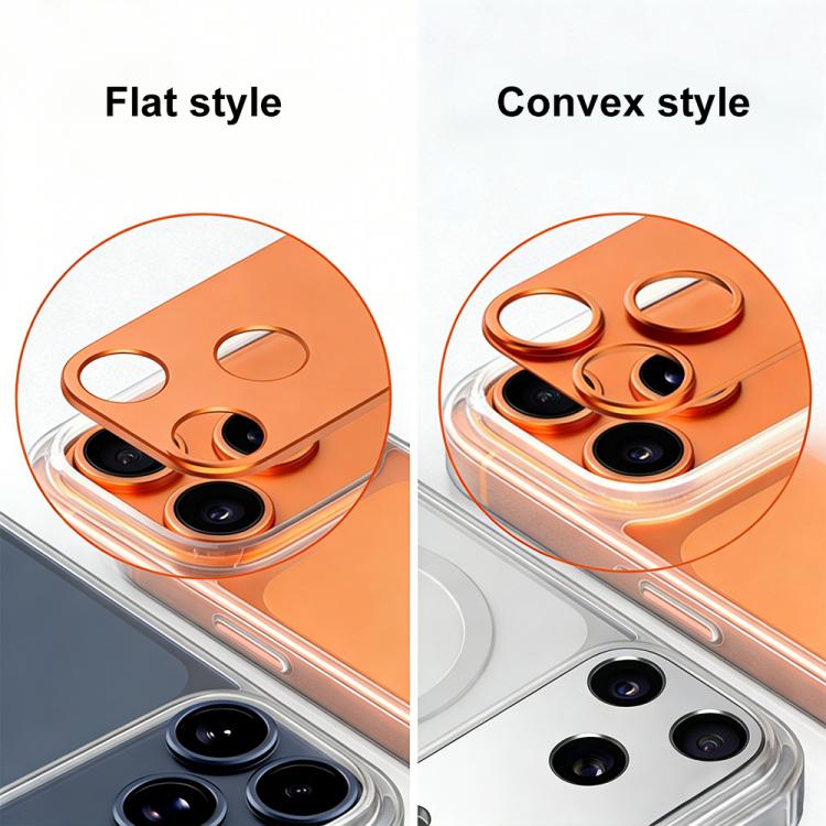 Protector de lente de cámara plano y hueco de metal XDcase, For iPhone 17 Pro Max, For iPhone 17 Pro