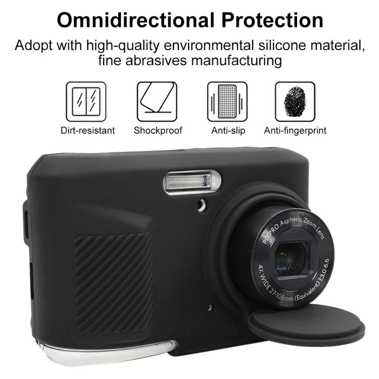 Funda protectora de silicona suave y brillante, For Kodak Pixpro FZ45