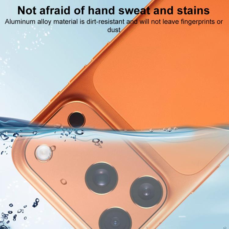 Protector de lente de cámara plano y hueco de metal XDcase, For iPhone 17