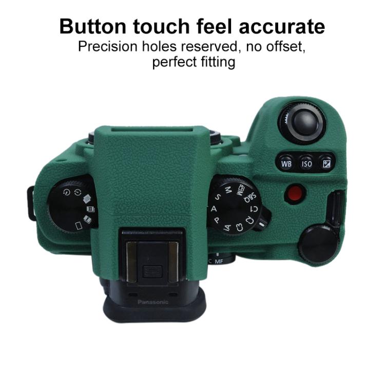 Funda protectora de silicona suave con textura de lichi, For Panasonic LUMIX DC-S5 II / DC-S5M2GK