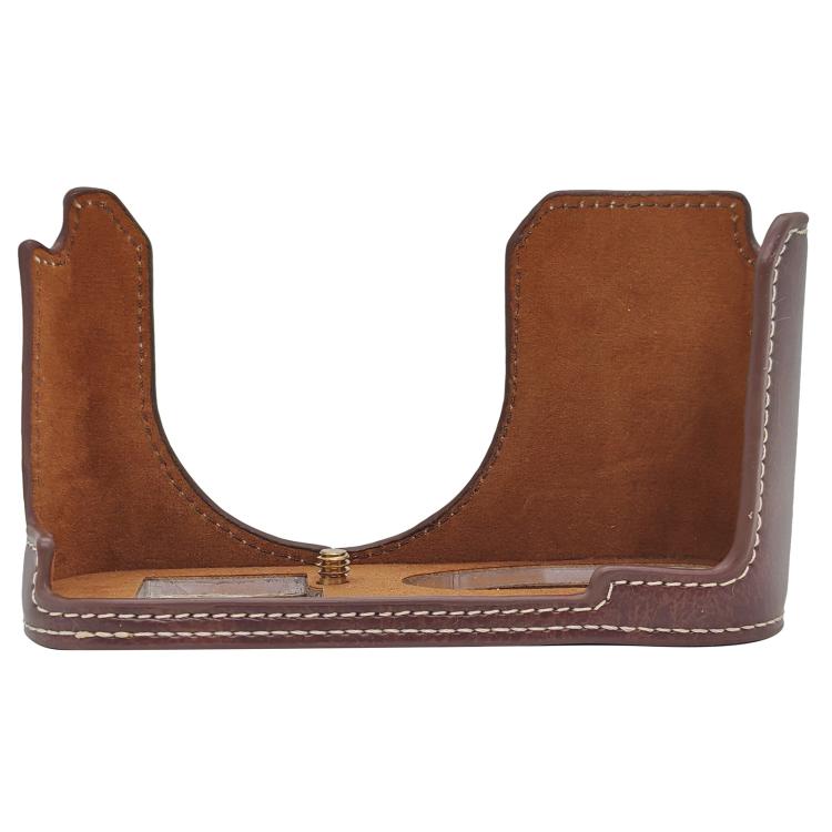 Funda para cámara de media carcasa de cuero vegano, For Leica Q3