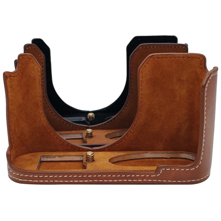 Funda para cámara de media carcasa de cuero vegano, For Leica Q3