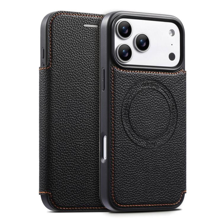 Funda para teléfono ESEBLE ultradelgada con ranura para tarjetas y cierre magnético de piel vegana, For iPhone 17 Pro Max, For iPhone 17 Pro, For iPhone 17, For iPhone Air