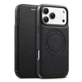 Funda para teléfono ESEBLE ultradelgada con ranura para tarjetas y cierre magnético de piel vegana, For iPhone 17 Pro Max, For iPhone 17 Pro, For iPhone 17, For iPhone Air