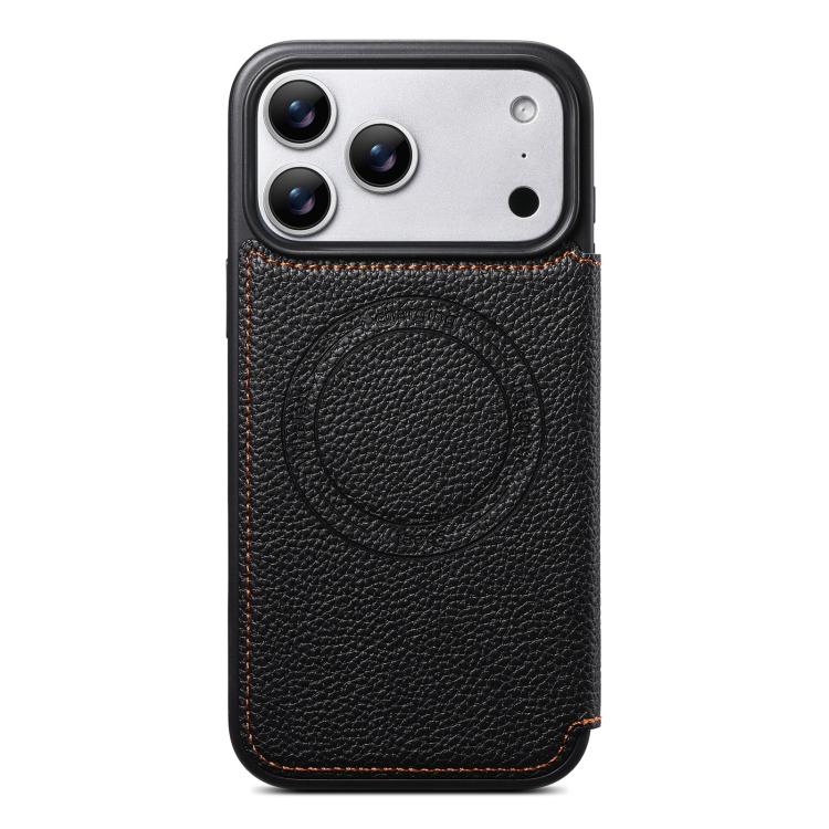 Funda para teléfono ESEBLE ultradelgada con ranura para tarjetas y cierre magnético de piel vegana, For iPhone 17 Pro Max, For iPhone 17 Pro, For iPhone 17, For iPhone Air