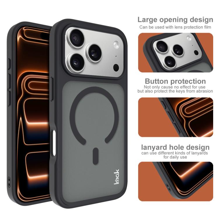 Funda magnética antigolpes para teléfono de la serie imak UX-9C, de PC + TPU, For iPhone 17 Pro Max, For iPhone 17 Pro