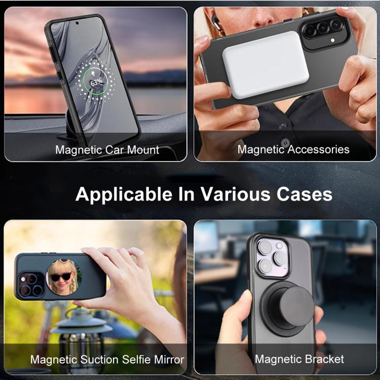 Funda magnética antigolpes para teléfono de la serie imak UX-9C, de PC + TPU, For iPhone 17 Pro Max, For iPhone 17 Pro
