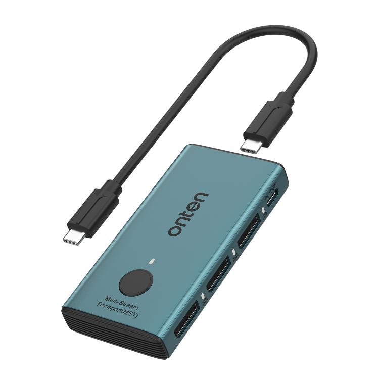 Adaptador portátil Onten UC935 USB-C / Tipo-C a DisplayPort, PD100W con apagado instantáneo de pantalla., UC935