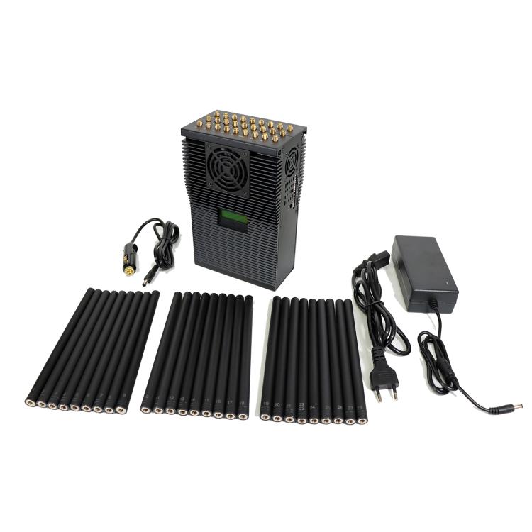 Inhibidor de señal telefónica J28 de banda completa 5G / 4G / 3G / 2G / WiFi 2.4G / 5G / GPSL1-L5 UHF / VHF, US Plug, UK Plug, AU Plug, EU Plug