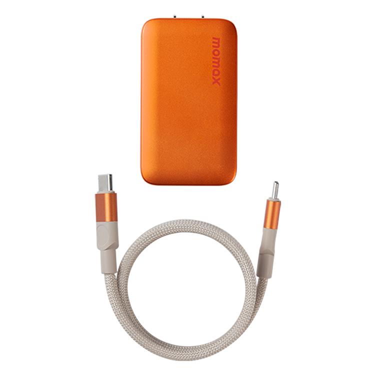 Kit de cargador rápido MOMAX UM79 1-Charge Ultra de 45 W con 2 puertos GaN Slim, enchufe estadounidense.