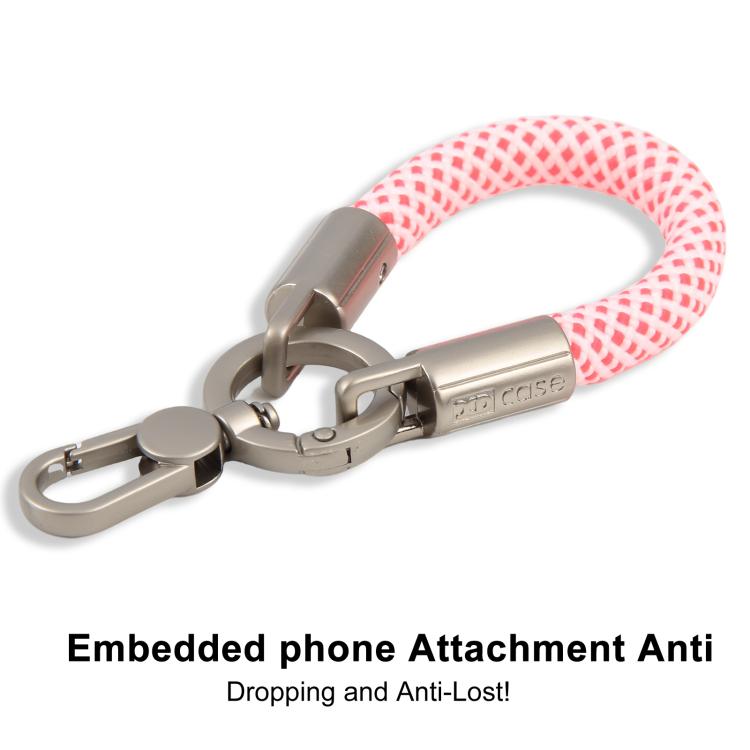 Correa de muñeca antipérdida para teléfono XDcase con hebilla y junta metálicas, longitud: 10,6 cm.