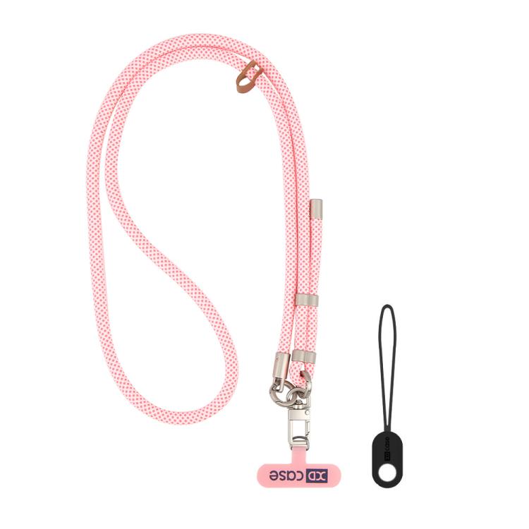 Cordón antipérdida para teléfono XDcase con hebilla y junta metálicas, longitud ajustable: 41-77 cm.