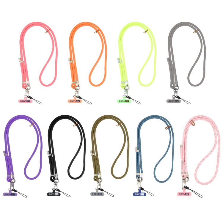 Cordón antipérdida para teléfono XDcase con hebilla y junta metálicas, longitud ajustable: 41-77 cm.