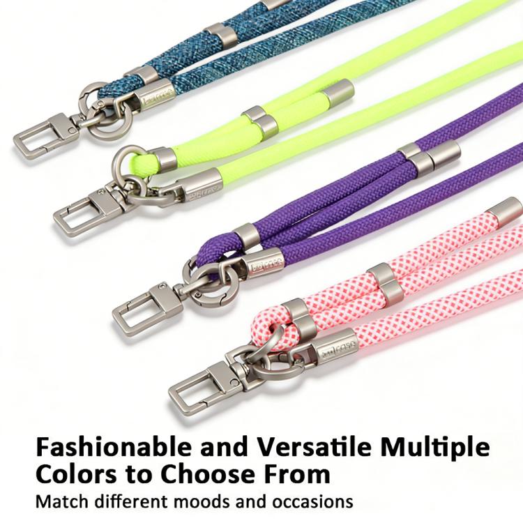 Cordón antipérdida para teléfono XDcase con hebilla y junta metálicas, longitud ajustable: 41-77 cm.
