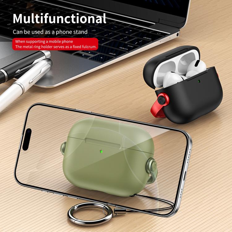 Funda protectora de silicona líquida para auriculares XDcase, For AirPods Pro 3, For AirPods 4, For AirPods Pro 2 / 1