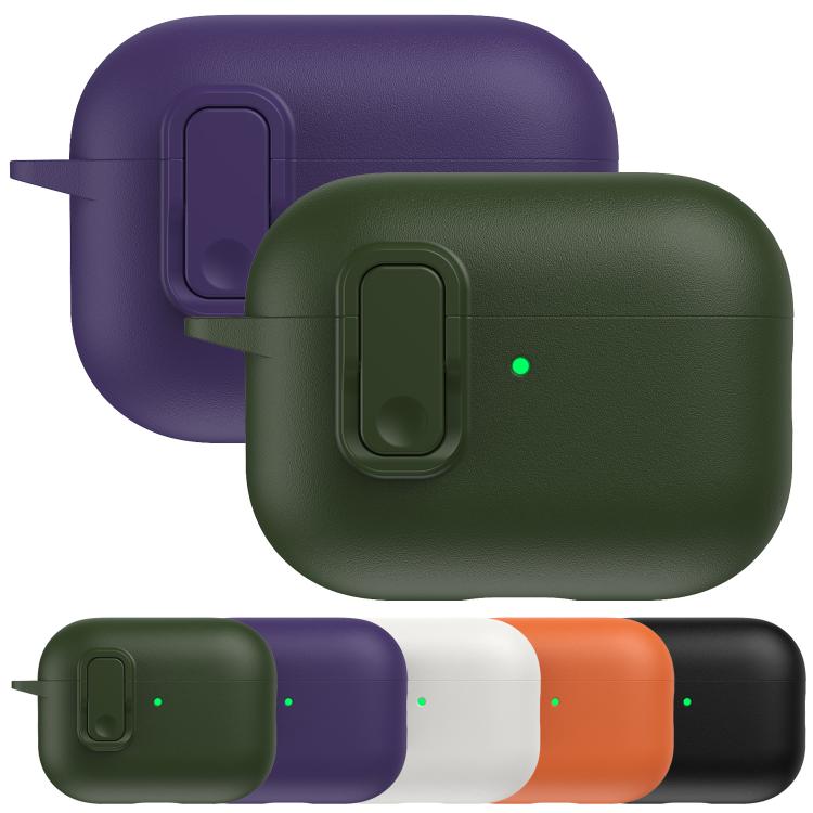 Funda para auriculares XDcase con textura de piel sintética y cierre de seguridad de TPU, For AirPods Pro 3, For AirPods 4, For AirPods Pro 2 / 1