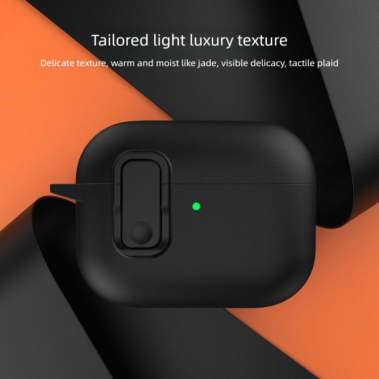 Funda para auriculares XDcase con textura de piel sintética y cierre de seguridad de TPU, For AirPods Pro 3, For AirPods 4, For AirPods Pro 2 / 1